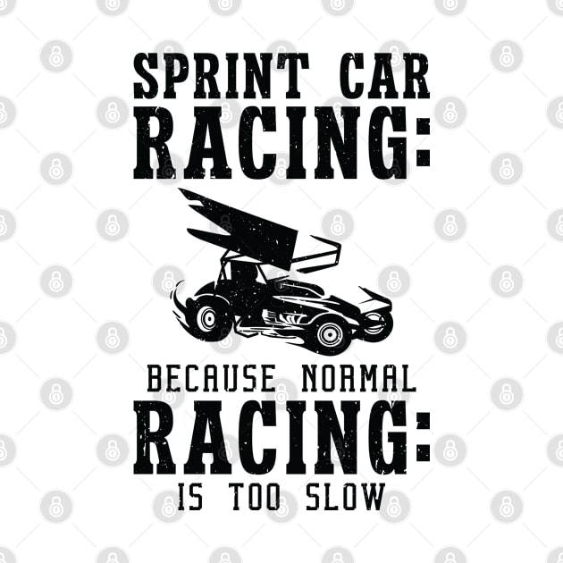 Sprint Car Dirt Track Racing by Tom´s TeeStore