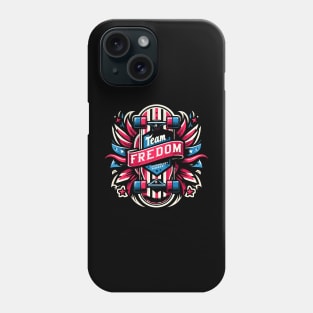 Patriotic Skateboard Glory Phone Case