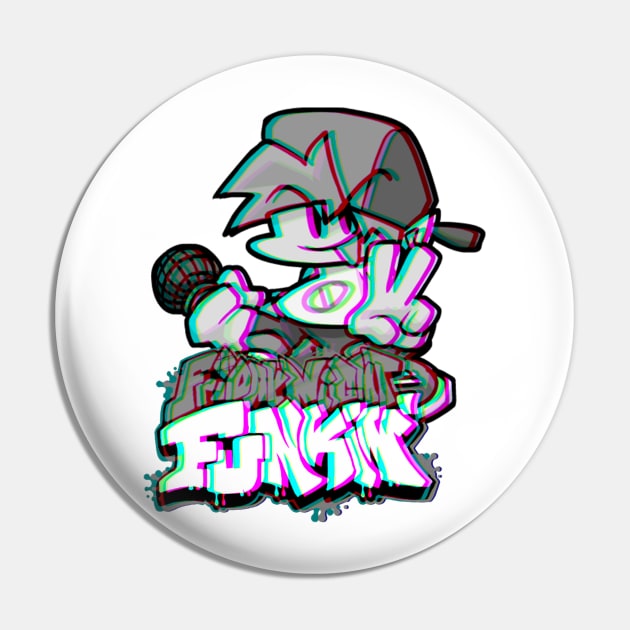 Awesome Friday Night Funkin T-Shirt and accessories Gift ideas Fanart Pin by MIRgallery