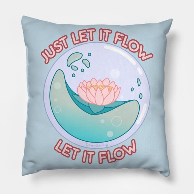 Let it flow Pillow by DawnDarling