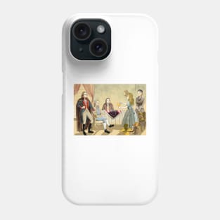 Tammy Meets Betsy Ross And George Washington Phone Case