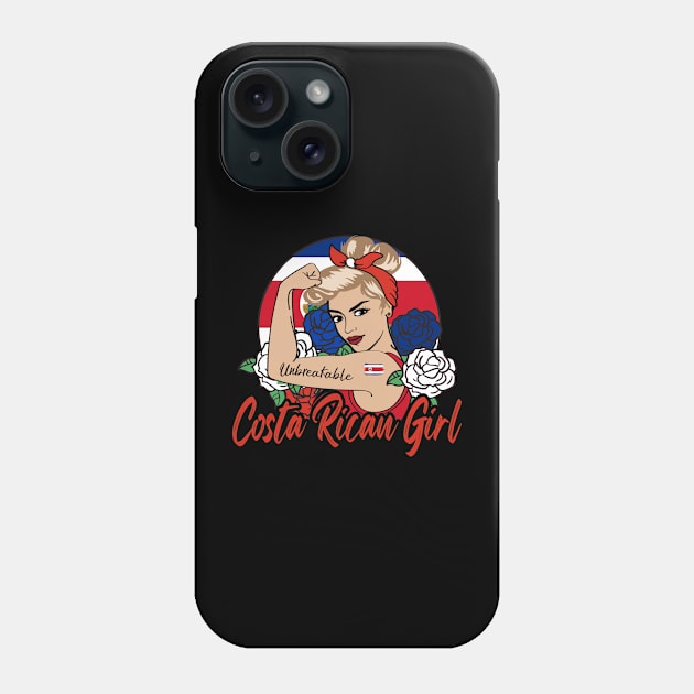 Costa Rican Girl Phone Case by JayD World