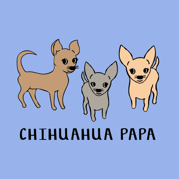 Chihuahua papa - blue by bettyretro