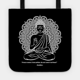 Mandala Meditating Buddha  II Tote