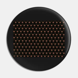 Small Hexagon  Pattern On Black Background Pin