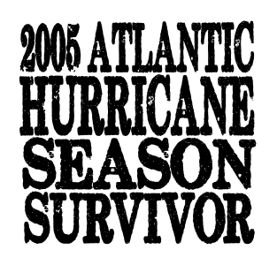 2005 Atlantic Hurricane Season Survivor Magnet