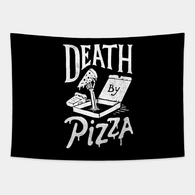 Death by Pizza Tapestry by skitchman