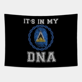 St Lucia  It's In My DNA - Gift for St Lucian From St Lucia Tapestry