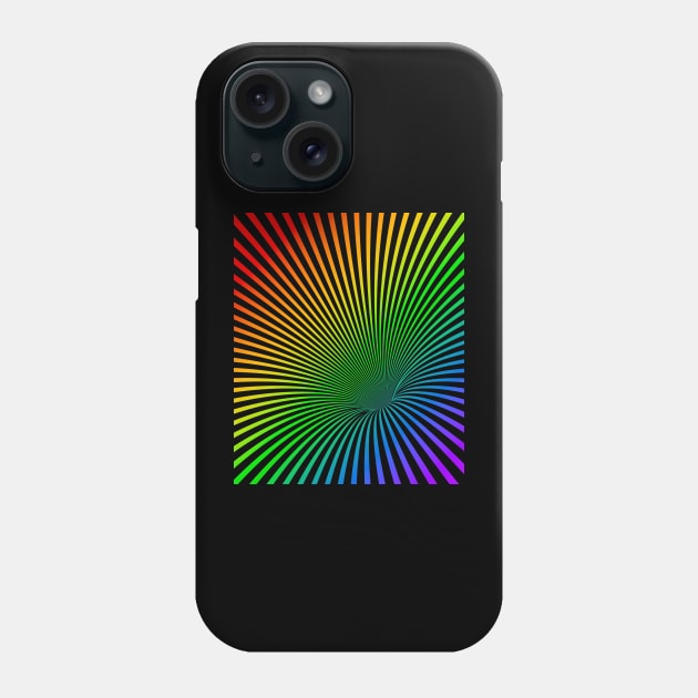 Rainbow Vortex Phone Case by DaveDanchuk