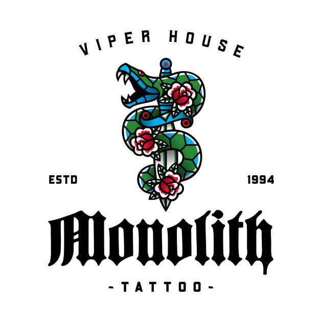 Viper House Tattoo Shop Urban Streetwear by MonolithTees