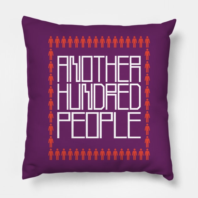 another hundred people Pillow by Roy’s art page