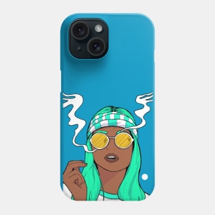 The Green Hair Girl Phone Case