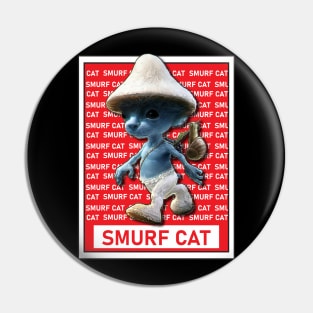 Funny Smurf cat Meme.Blue mushroom Cat meme. Pin