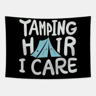 funny camping sayings Tapestry