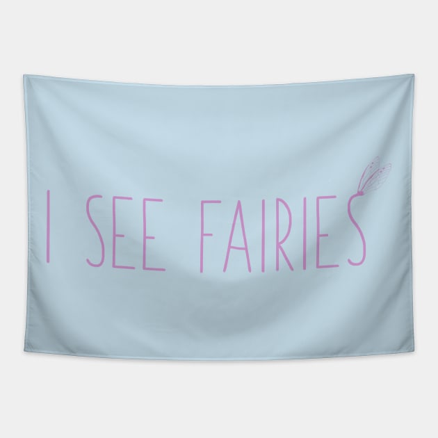 I See Fairies Tapestry by LittleInkings