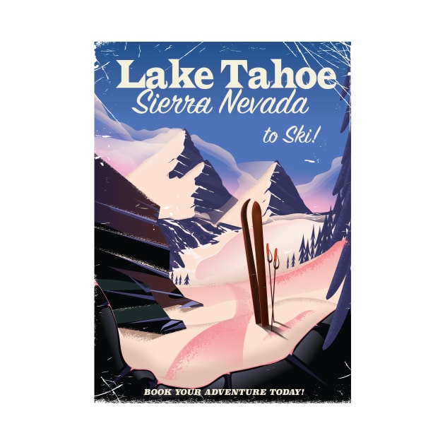 Lake Tahoe Sierra Nevada Ski by nickemporium1