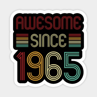 Vintage Awesome Since 1965 Magnet