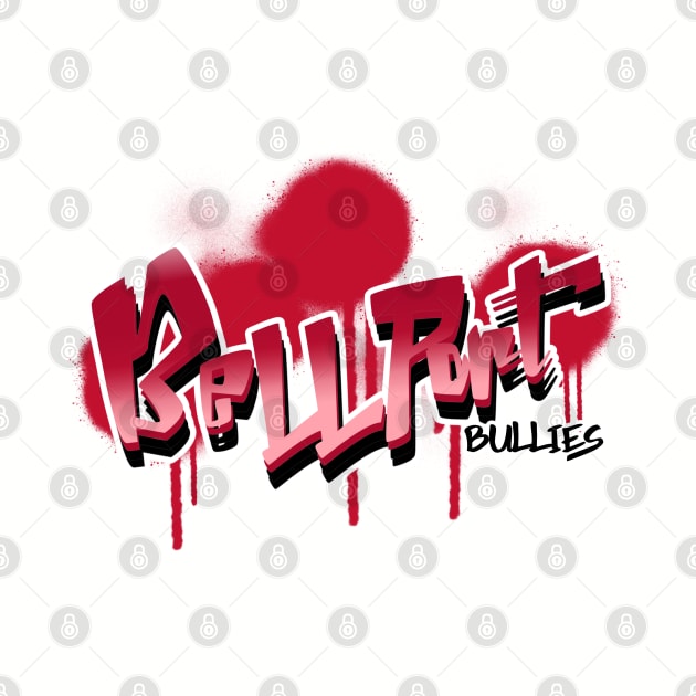 Bellport Graffiti Design (red) by Bullies Brand