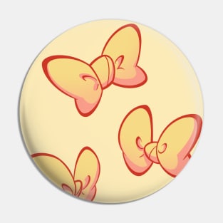 Yellow Bows Pin