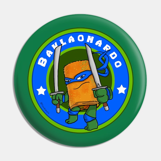 Baklaonardo Pin by cartoonish