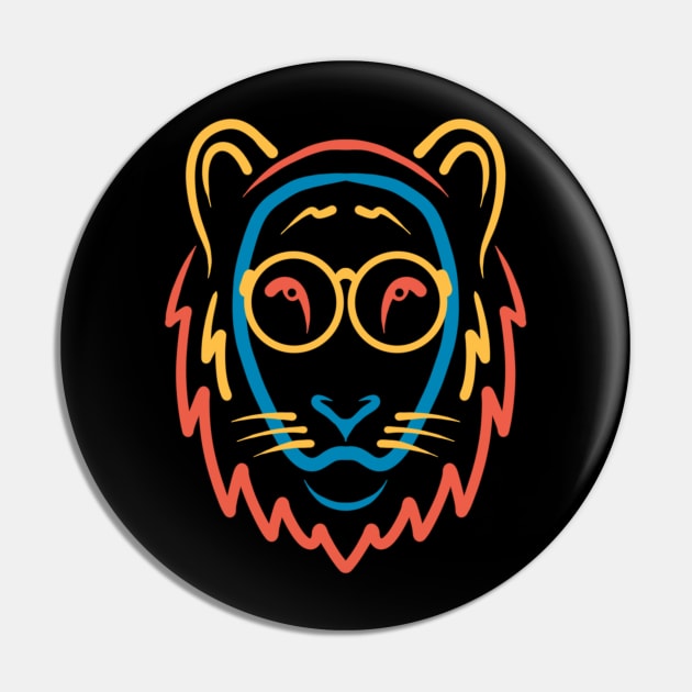 Cute lion Pin by Tuye Project