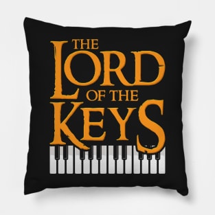 PIANO PLAYER: Lord of The Keys Pillow