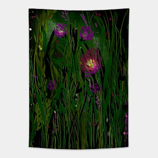 The Abstract Floral Collection Tapestry