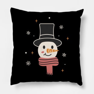 Happy snowman winter Pillow