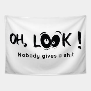 Nobody gives a shit motivational quote Tapestry