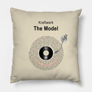 THE MODEL LYRICS ILLUSTRATIONS Pillow