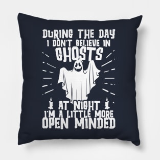 During the day I don't believe in ghosts Pillow