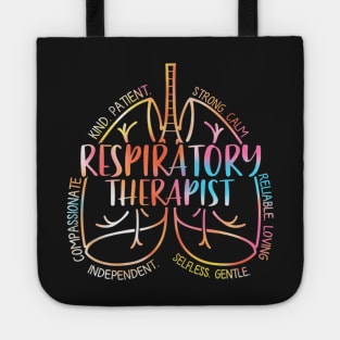 Respiratory Therapist Rt Care Week Colorful Tote