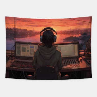 Lofi Girl DJ Tapestry