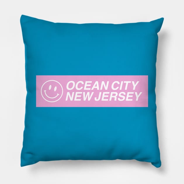 Ocean city NJ Pillow by annacush