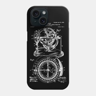 Nautical Compass Patent 1902 Nautical Steering Phone Case