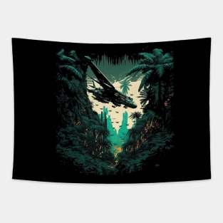 cyber jungle Tapestry