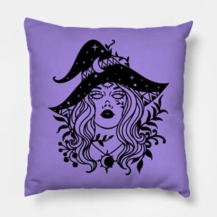 Vector Design Witch Pillow