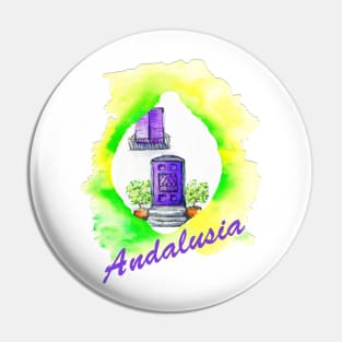 Andalusian Lavender and Lemons Doorway Pin