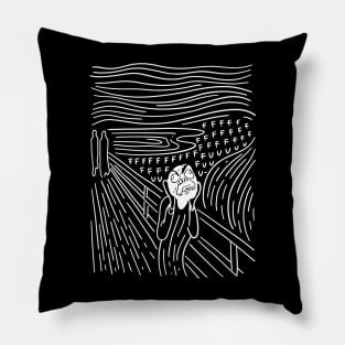 The Scream FFFFFUUUU Pillow