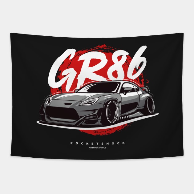 GR86 Custom Tapestry by ASAKDESIGNS