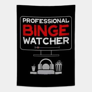 Professional Binge Watcher v2 Tapestry