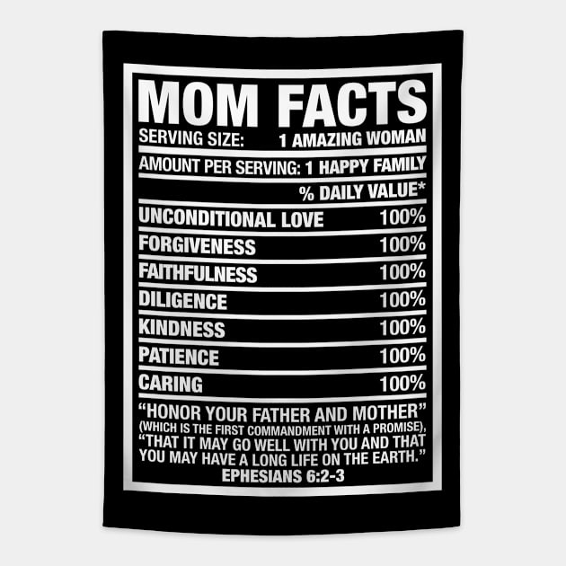 MOM FACTS Tapestry by Plushism