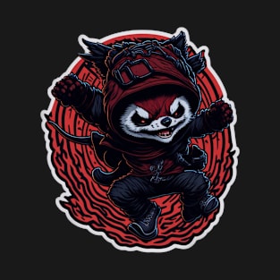 Red Panda Ninja_006 T-Shirt