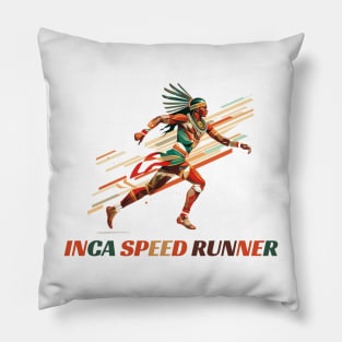 Inca speed runner Pillow