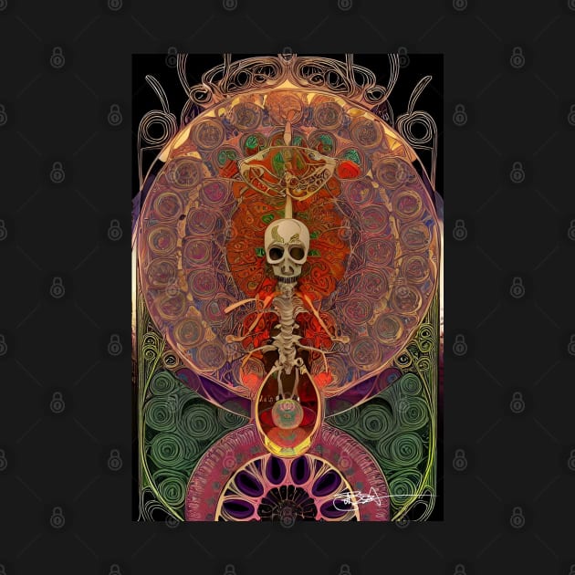 Psychedelic Exquisite Dead 32 by Benito Del Ray