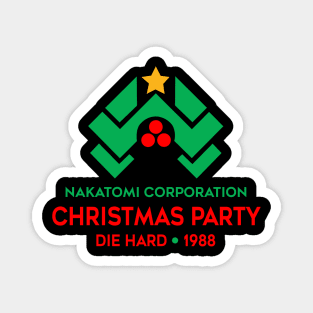 Nakatomi Corporation Christmas Party Die Hard 1988 Magnet