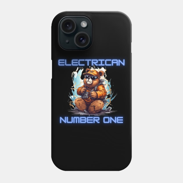 Electrician Number One Phone Case by NatashaCuteShop