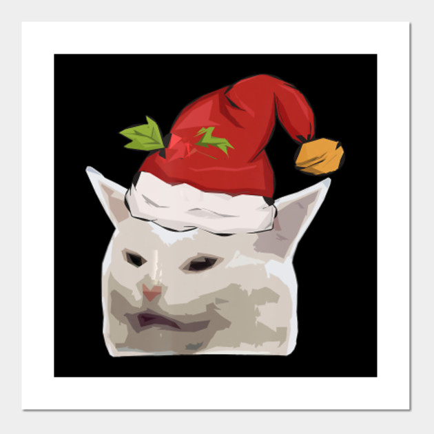 Cute Confused Cat Meme Dank Table I Xmas Funny Gift Cute Cat