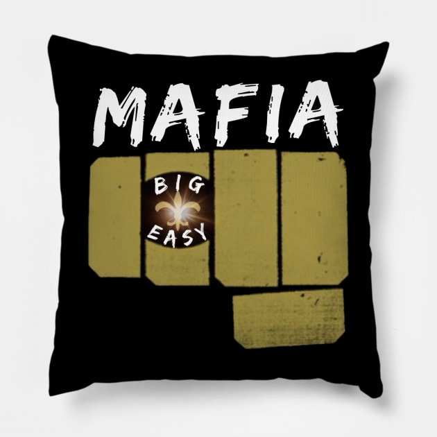 Big Easy Mafia Fist Bump Pillow by Big Easy Mafia 