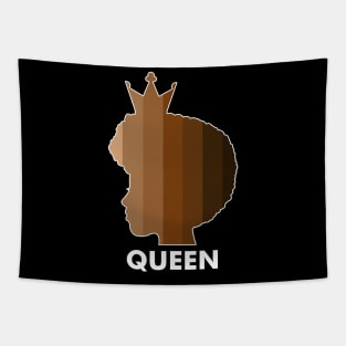 Melanin, Afro Melanin Queen, Black Pride, Skin shades Tapestry